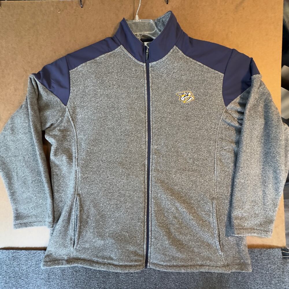 Pre-loved NHL Nashville Predators Fleece Zip Up Men's XL Hockey